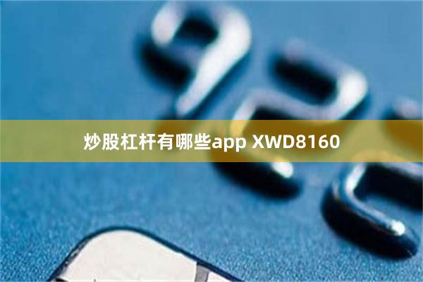 炒股杠杆有哪些app XWD8160