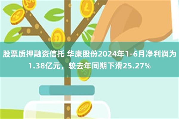 股票质押融资信托 华康股份2024年1-6月净利润为1.38亿元，较去年同期下滑25.27%