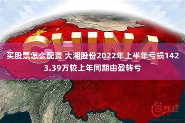 买股票怎么配资 大湖股份2022年上半年亏损1423.39万较上年同期由盈转亏