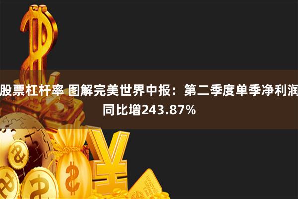 股票杠杆率 图解完美世界中报：第二季度单季净利润同比增243.87%