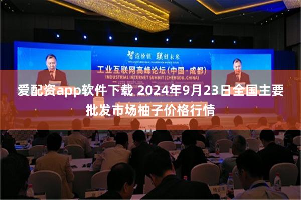 爱配资app软件下载 2024年9月23日全国主要批发市场柚子价格行情