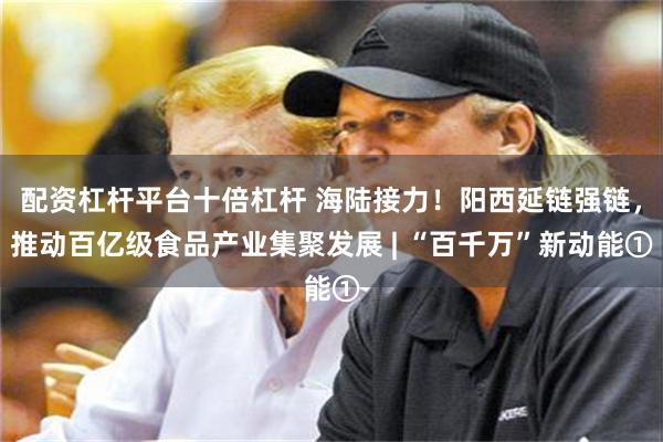 配资杠杆平台十倍杠杆 海陆接力！阳西延链强链，推动百亿级食品产业集聚发展 | “百千万”新动能①