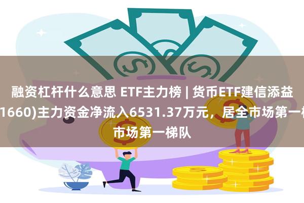 融资杠杆什么意思 ETF主力榜 | 货币ETF建信添益(511660)主力资金净流入6531.37万元，居全市场第一梯队