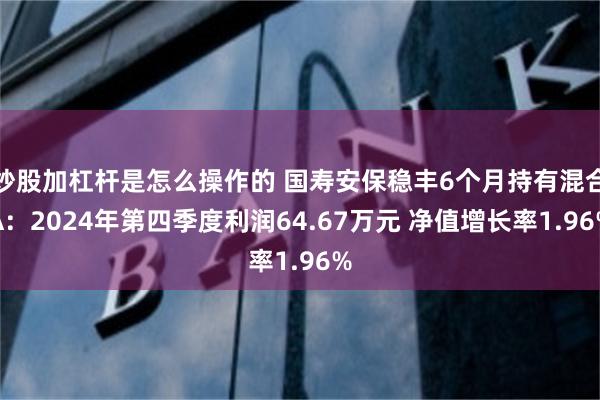炒股加杠杆是怎么操作的 国寿安保稳丰6个月持有混合A：2024年第四季度利润64.67万元 净值增长率1.96%