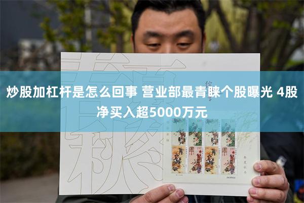 炒股加杠杆是怎么回事 营业部最青睐个股曝光 4股净买入超5000万元