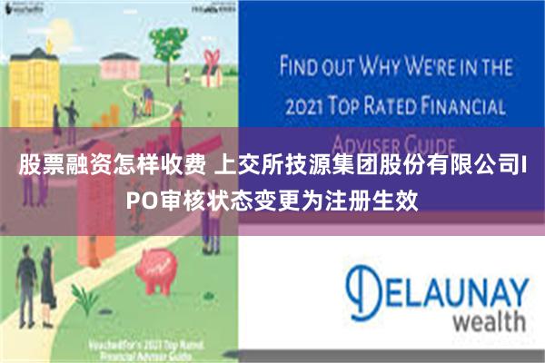 股票融资怎样收费 上交所技源集团股份有限公司IPO审核状态变更为注册生效