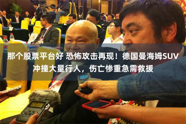 那个股票平台好 恐怖攻击再现！德国曼海姆SUV冲撞大量行人，伤亡惨重急需救援